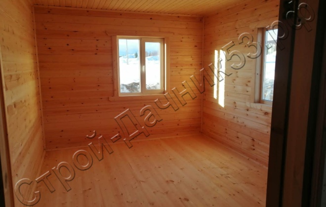 4 Брусовой дом ОД-18 6Х7,5, 42 м², Московская область, Клинский район, деревня Юрьевка (2)